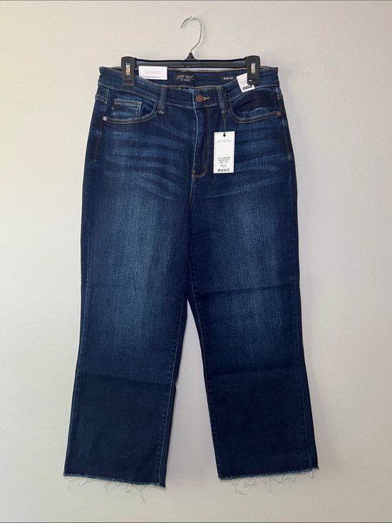 Judy Blue Denim - Judy Blue Dark High Rise Wide Leg Jeans